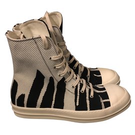 Rick Owens-Bleach vomit ramones-Black