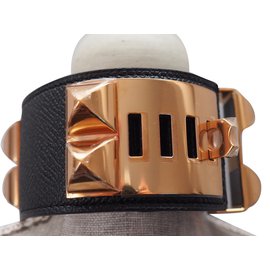 Hermès-Hundehalsband-Schwarz