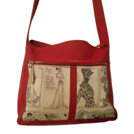 Rochas-Handbags-Red