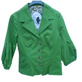 Autre Marque St Martin's Green Cotton Jacket Size 38 Green