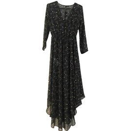Maje-long dress-Black