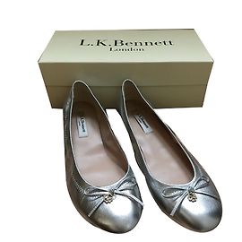 Lk Bennett Ballet flats Silvery