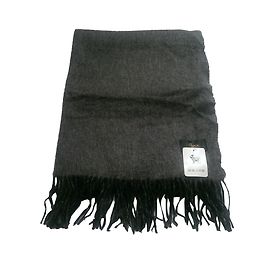 Autre Marque Cachecol de lã cinza e preto Preto Cinza