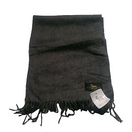 Autre Marque Bufanda de lana gris para hombre Gris