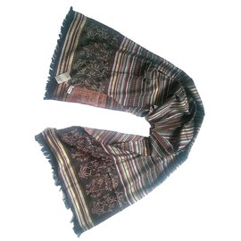 Oscar de la Renta-Silk scarves-Multiple colors