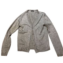 Cardigan Cruciani en cachemire et soie gris Gris