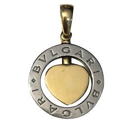 Bulgari Collares pendientes Plata Dorado