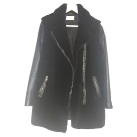 Zapa-Coats, Outerwear-Black