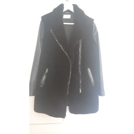 Zapa-Coats, Outerwear-Black