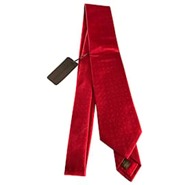 Louis Vuitton-Cravatta Vuitton-Rosso