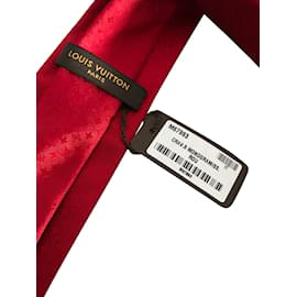 Louis Vuitton-Cravatta Vuitton-Rosso