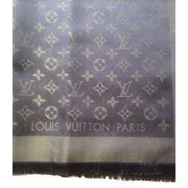 Louis Vuitton-Sciarpa classica Monogram-Marrone