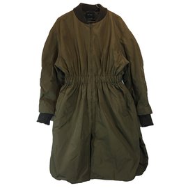 Isabel Marant Deimos Coat Khaki