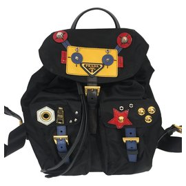Prada Robot backpack Black