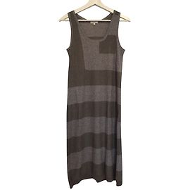 Robe Eric Bompard grise en cachemire et soie S Gris
