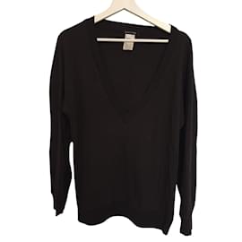 Patrizia Pepe Strickpullover Baumwolle Dunkelbraun Dunkelbraun