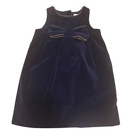 Jacadi Navy Blue Racoon Dress 86cm Navy blue