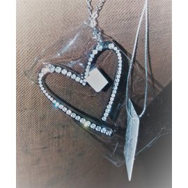 Calvin Klein-Lange Halsketten-Silber