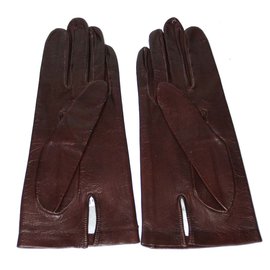 Christian Dior-Handschuhe-Dunkelbraun