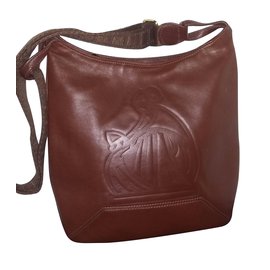 Lanvin-Handbags-Dark brown