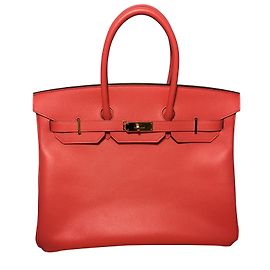 Hermès Birkin 35 cuir epsom rose Corail