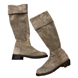 Agnona Bottes Gris