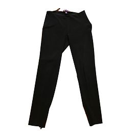 Ralph Lauren Black Viscose Leggings Size 38 Black