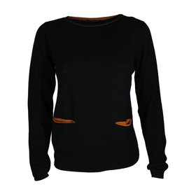 Krizia Pull 100% laine Noir