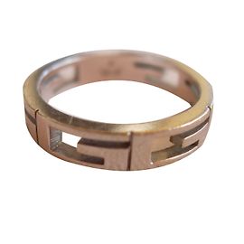 Gucci GG Ring aus Weißgold Größe 53 Silber