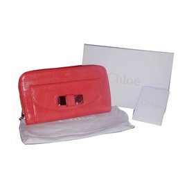 Chloé Purses, wallets, cases Coral