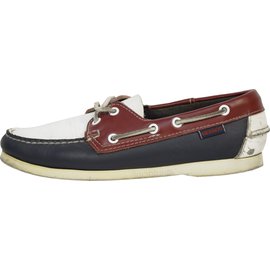 Sebago-SEBAGO DOCKSIDES-White,Red,Blue