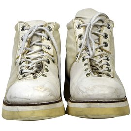 Autre Marque-JEAN BAPTISTE RAUTUREAU Boots-Cream