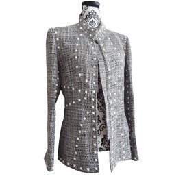 Chanel multicolor tweed jacket Multiple colors