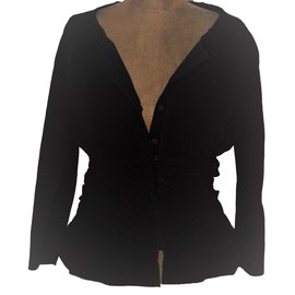 Chemisier Prada noir à manches courtes Noir