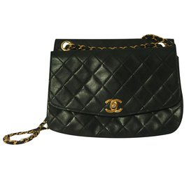 Chanel-Vintage Tasche-Schwarz