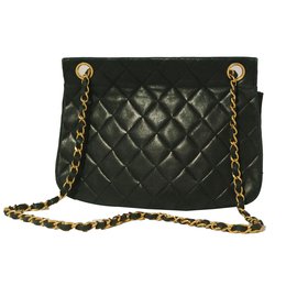 Chanel-vintage bag-Black