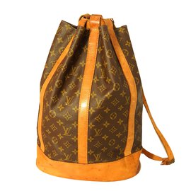 Louis Vuitton-Bolsa de viaje-Castaño