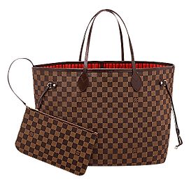 Louis Vuitton Sac neverfull damier GM Marron