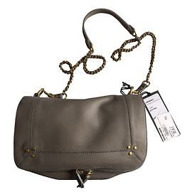 Bolsa Jerome Dreyfuss Bobi em couro cinza Cinza