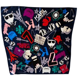 Karl Lagerfeld Sciarpe di seta Multicolore