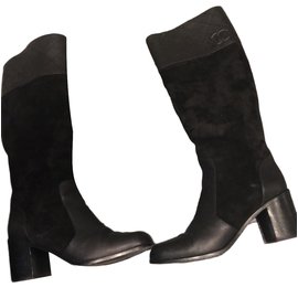 Chanel-Boots-Black