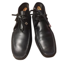 Yves Saint Laurent-Lace ups-Black,Beige