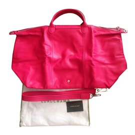 Longchamp-Le Pliage-Pink