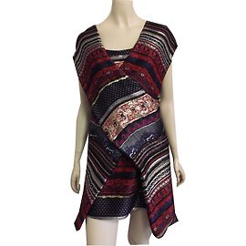 Robe Kenzo Genius à bustier en viscose multicolore Multicolore