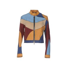 Dsquared2 Lederjacke, Größe IT 40, Neu Mehrfarben