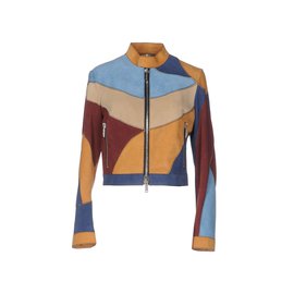 Dsquared2 leather jacket, Size IT 40, New Multiple colors