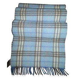 Burberry Echarpes homme Bleu