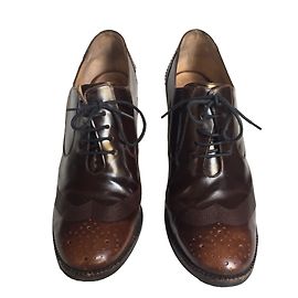Salvatore Ferragamo Derbies Marron foncé