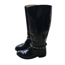 Moschino-Boots-Black