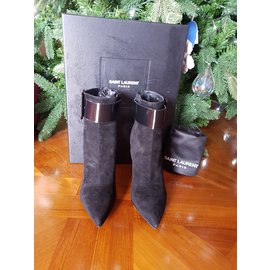 Saint Laurent-Ankle boots. new. and. genuine. 39,5-Black